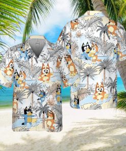 Bluey Dad And Mom Hawaiian Shirt For Family