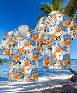 Bluey Family Beach Summer Hawaiian Shirt