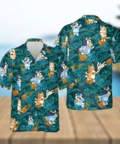 Bluey Funny Summer Vacation Beach Hawaiian Shirt