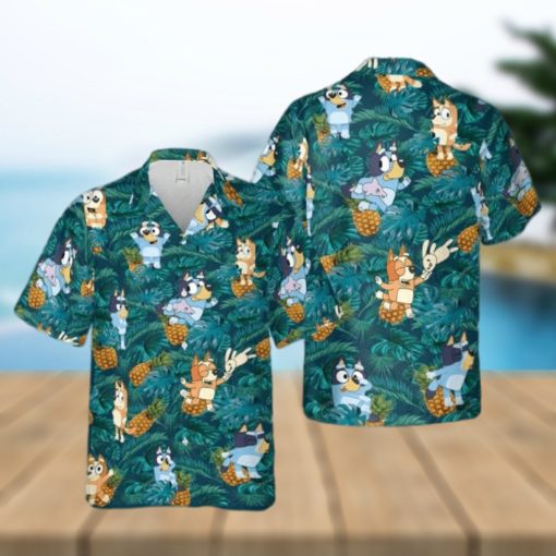 Bluey Funny Summer Vacation Beach Hawaiian Shirt