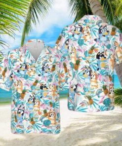 Bluey Hawaiian Shirt Bluey Birthday Kids Hawaiian Shirt Merch