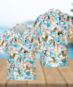 Bluey Hawaiian Shirt  Bluey Birthday  Kids Hawaiian Shirt Merch