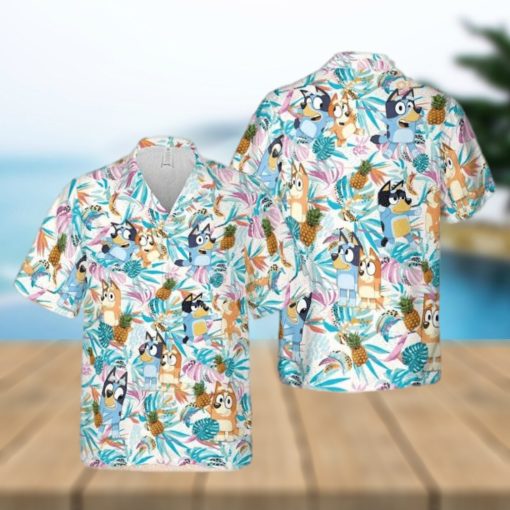 Bluey Hawaiian Shirt  Bluey Birthday  Kids Hawaiian Shirt Merch