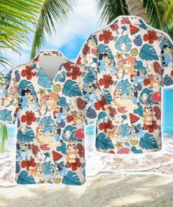 Bluey Hawaiian Shirt  Bluey Hawaiian Dad Life Family Shirt  Fathers  Gift Shirt