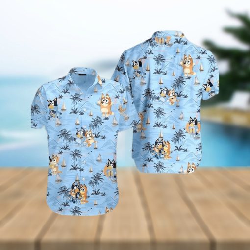 Bluey Hawaiian Shirt  Bluey Hawaiian Dad Life Family Shirt