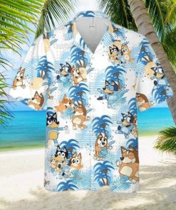 Bluey Hawaiian Shirt For Summer Vacation