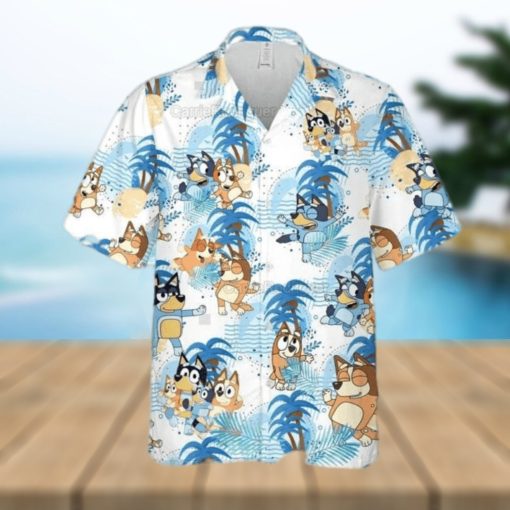 Bluey Hawaiian Shirt For Summer Vacation