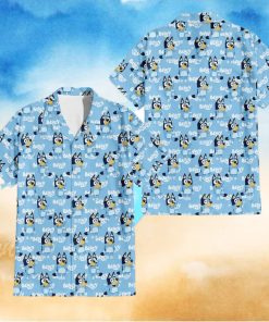 Bluey Hawaiian Shirt Mens Bluey Bandit Hawaiian Shirt