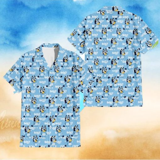 Bluey Hawaiian Shirt Mens Bluey Bandit Hawaiian Shirt