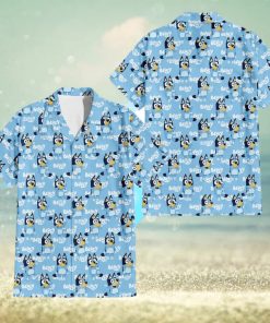 Bluey Hawaiian Shirt Mens Bluey Bandit Hawaiian Shirt