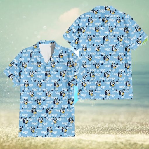 Bluey Hawaiian Shirt Mens Bluey Bandit Hawaiian Shirt