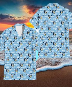 Bluey Hawaiian Shirt Mens Bluey Bandit Hawaiian Shirt