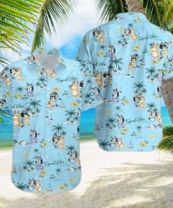 Bluey N Bingo Summer Beach Hawaiian Shirt