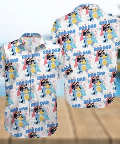 Bluey Red Dad Hawaiian Shirt