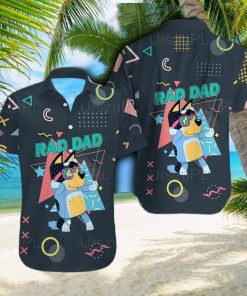 Bluey Shirt Bluey Rad Dad Hawaiian Shirt Summer Gift For Men And Women