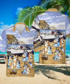 BlueyDad Hawaiian Shirt BlueyDad Hawaiian Dad Life Family Shirt 9A9