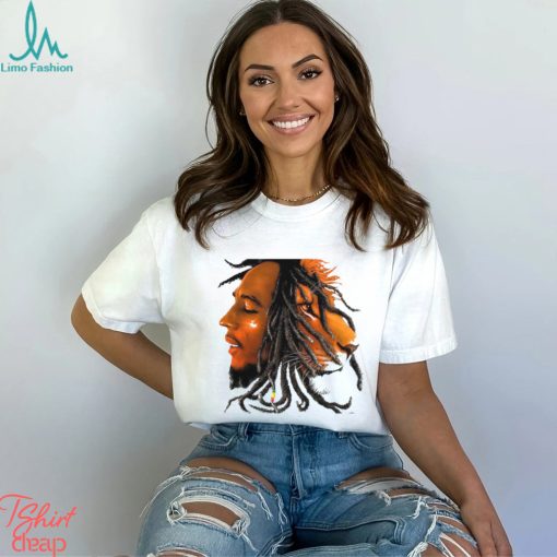 Bob Marley Lion Face T Shirt For Mens