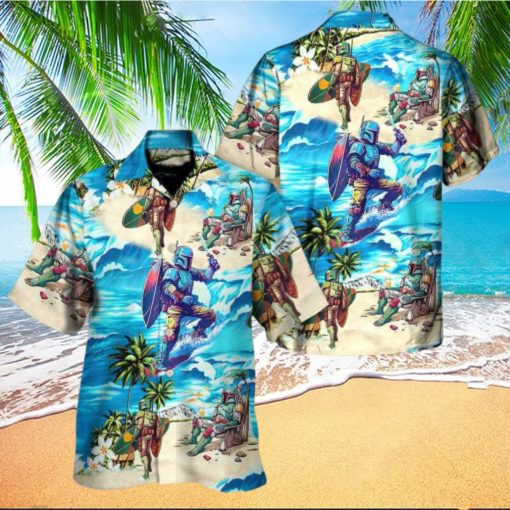 Boba Fett Star Wars Surfing Summer Beach Hawaiian Shirt