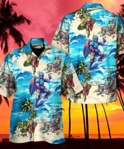 Boba Fett Star Wars Surfing Summer Beach Hawaiian Shirt