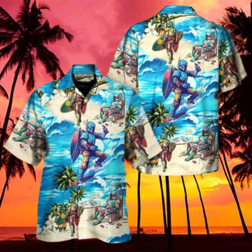 Boba Fett Star Wars Surfing Summer Beach Hawaiian Shirt