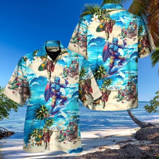 Boba Fett Star Wars Surfing Summer Beach Hawaiian Shirt