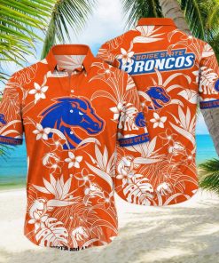 Boise State Broncos NCAA Floral All Over Print 3D Hawaiian Shirt