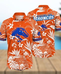 Boise State Broncos NCAA Floral All Over Print 3D Hawaiian Shirt