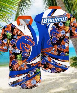 Boise State Broncos NCAA Flower Full Print Unisex Hawaiian Shirt