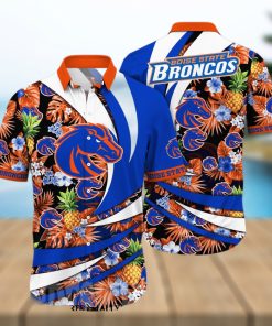 Boise State Broncos NCAA Flower Full Print Unisex Hawaiian Shirt