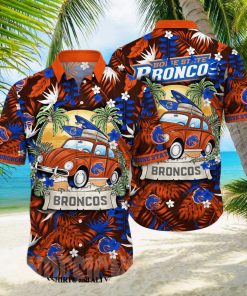 Boise State Broncos NCAA Flower Unisex All Over Printed Hawaiian Shirt