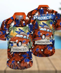 Boise State Broncos NCAA Flower Unisex All Over Printed Hawaiian Shirt