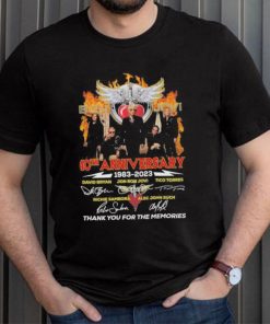 Bon Jovi 40th Anniversary 1983 – 2023 Signature Character Thank You For The Memories T Shirt