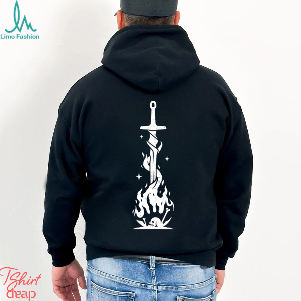 Bonfire Sword and fire skull art shirt Bonfire Sword and fire skull art shirt