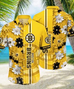 Boston Bruins NHL Floral Full Printed Classic Hawaiian Shirt