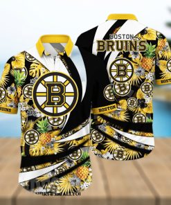 Boston Bruins NHL Flower Classic Full Print Hawaiian Shirt