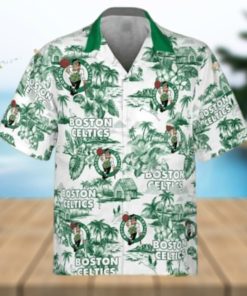 Boston Celtics Funny Hawaiian Shirt  Island Pattern Gift For Beach Trip