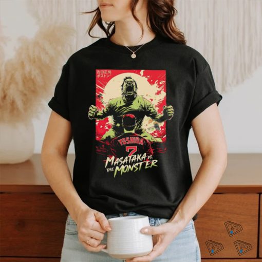 Boston Red Sox Masataka Yoshida vs The Monster art shirt