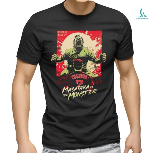 Boston Red Sox Masataka Yoshida vs The Monster art shirt