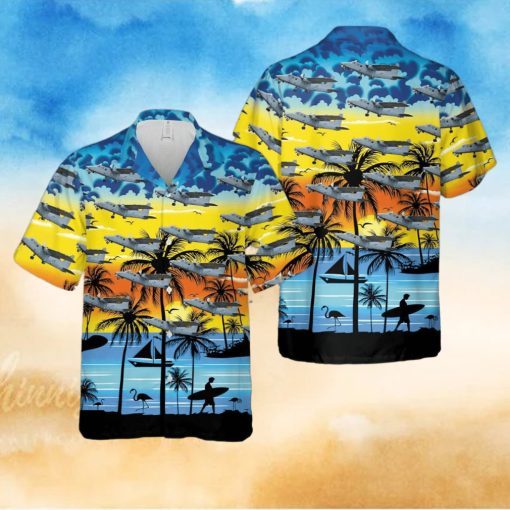 Britten Norman Defender Hawaiian Shirt