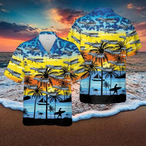 Britten Norman Defender Hawaiian Shirt