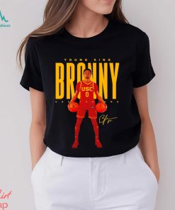 Bronny james usc trojans young king broony signature t shirt