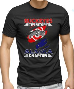 Buckeyes Territory Alaska Chapter flag inside me shirt