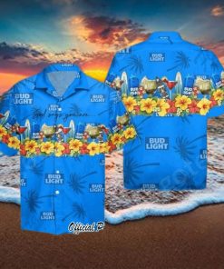 Bud Light Beer God Says You Are Hawaiian Shirt