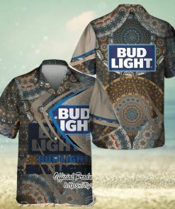 Bud Light Beer Mandala Trending Hawaiian Shirt