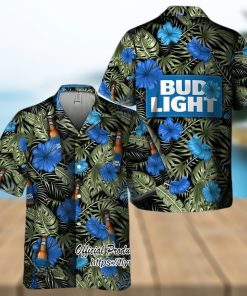 Bud Light Beer Tropical Hawaiian Shirt