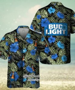 Bud Light Beer Tropical Hawaiian Shirt