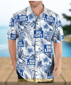 Bud Light Hawaiian Shirt Classic Flora