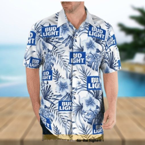 Bud Light Hawaiian Shirt Classic Flora