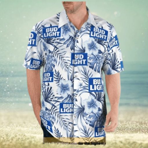 Bud Light Hawaiian Shirt Classic Flora