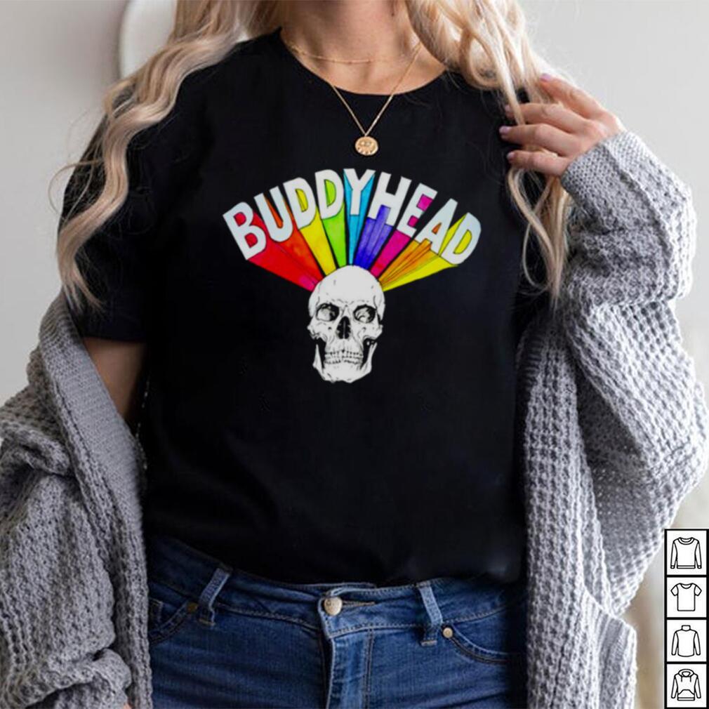Buddyhead rainbow skull shirt Buddyhead rainbow skull shirt
